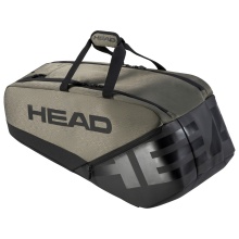 Head Tennis-Racketbag Pro X Racquet Bag L (Schlägertasche, 2 Hauptfächer) 2024 thymegrün/schwarz 9er